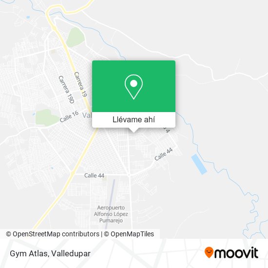 Mapa de Gym Atlas