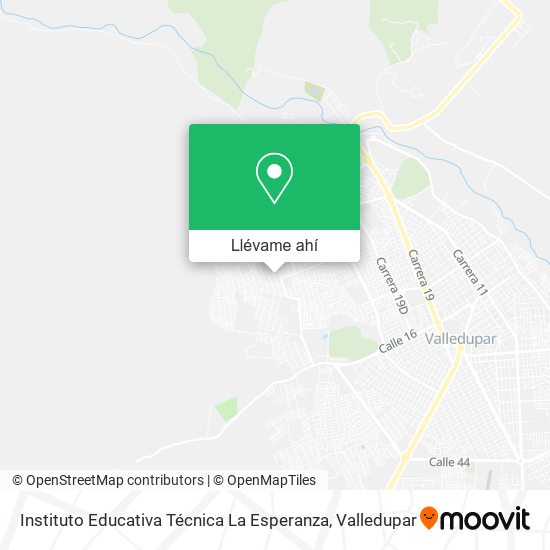 Mapa de Instituto Educativa Técnica La Esperanza