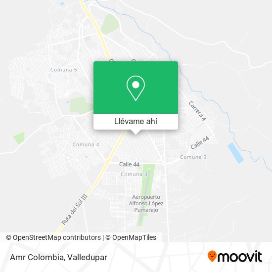 Mapa de Amr Colombia