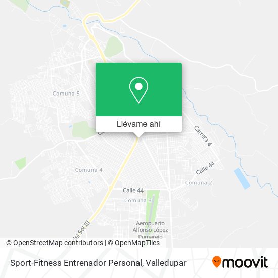 Mapa de Sport-Fitness Entrenador Personal