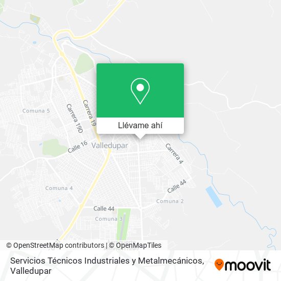 Mapa de Servicios Técnicos Industriales y Metalmecánicos