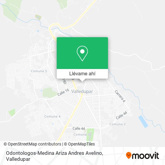 Mapa de Odontologos-Medina Ariza Andres Avelino