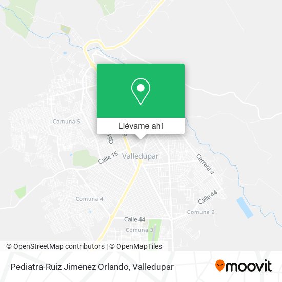 Mapa de Pediatra-Ruiz Jimenez Orlando