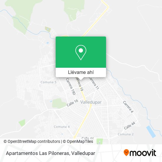 Mapa de Apartamentos Las Piloneras