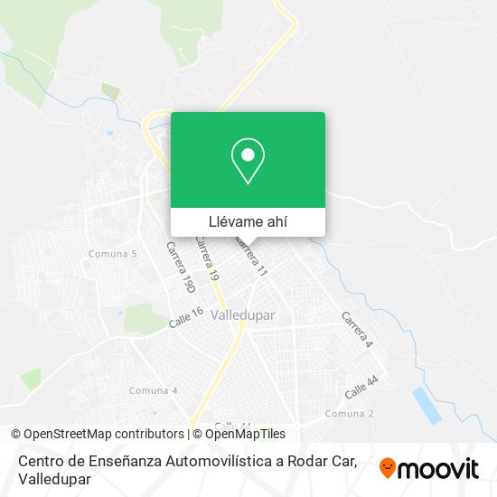 Mapa de Centro de Enseñanza Automovilística a Rodar Car