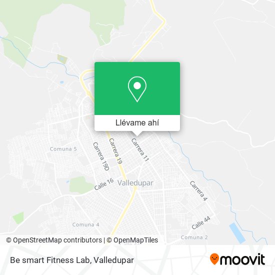 Mapa de Be smart Fitness Lab