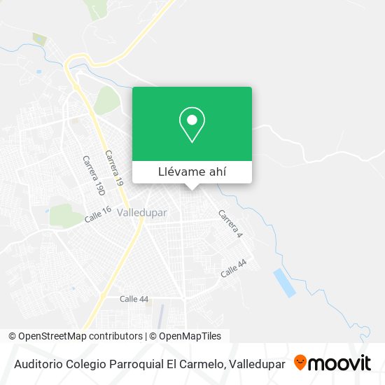 Mapa de Auditorio Colegio Parroquial El Carmelo