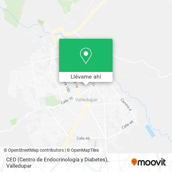 Mapa de CED (Centro de Endocrinología y Diabetes)