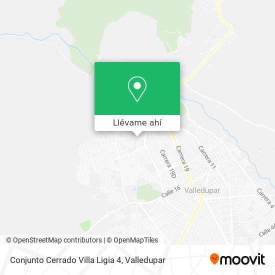 Mapa de Conjunto Cerrado Villa Ligia 4