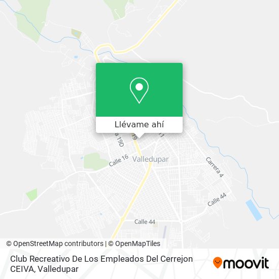 Mapa de Club Recreativo De Los Empleados Del Cerrejon CEIVA