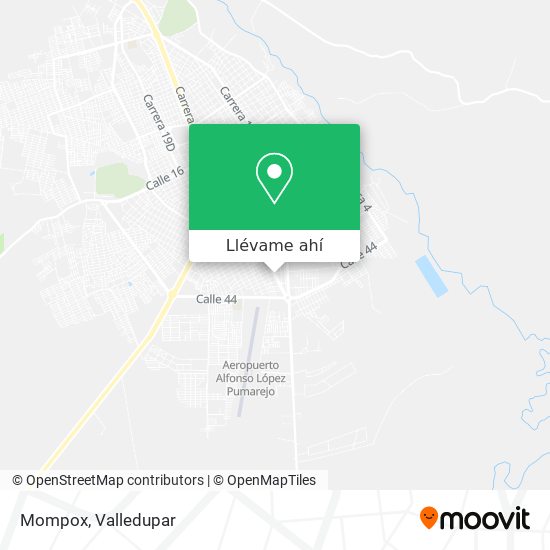 Mapa de Mompox