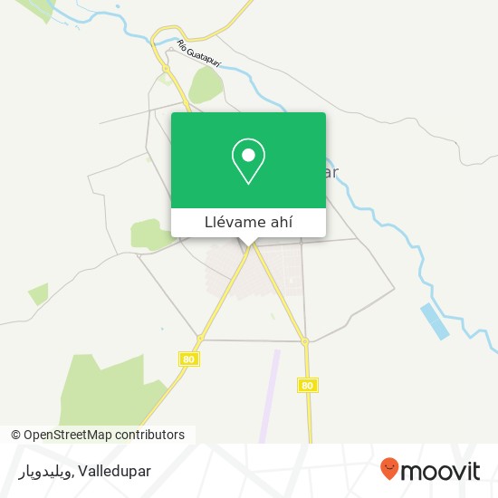 Mapa de ویلیدوپار