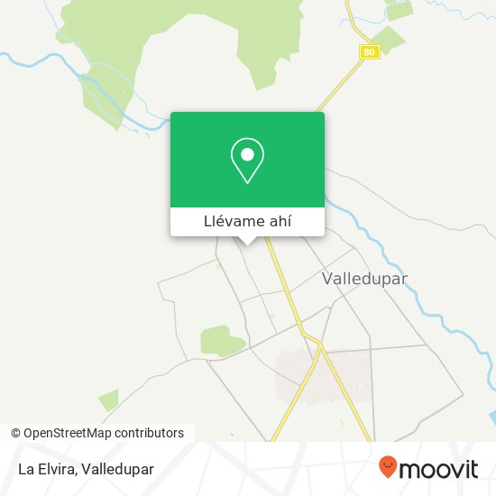 Mapa de La Elvira