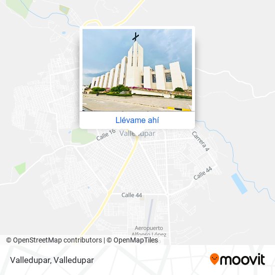 Mapa de Valledupar