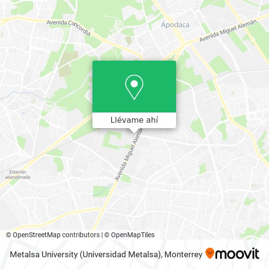 Mapa de Metalsa University (Universidad Metalsa)