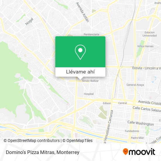 Cómo llegar a Domino's Pizza Mitras en Monterrey en Autobús o Metrorrey?