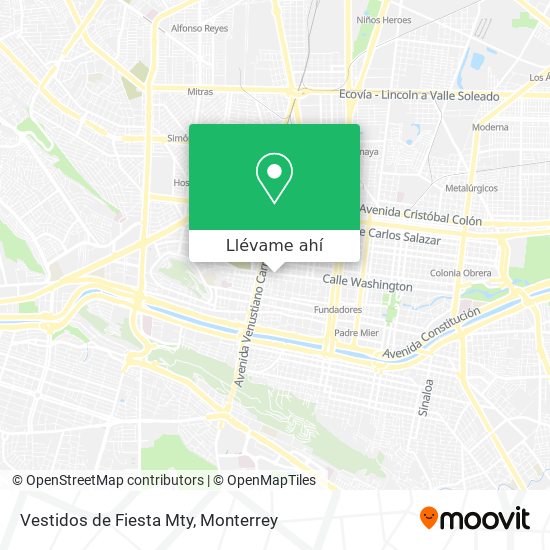 Cómo llegar a Vestidos de Fiesta Mty en Monterrey en Autobús o Metrorrey? Cómo llegar a Vestidos de Fiesta Mty en Monterrey en Autobús o Metrorrey?