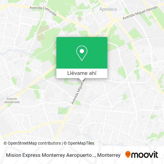 Mapa de Mision Express Monterrey Aeropuerto…