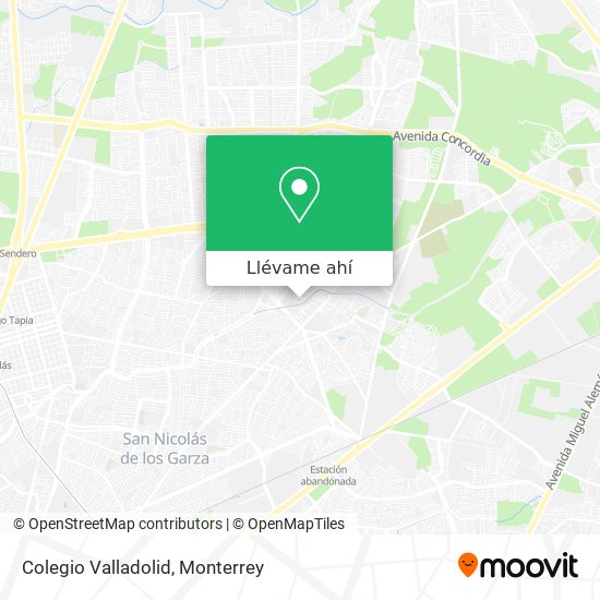 Mapa de Colegio Valladolid