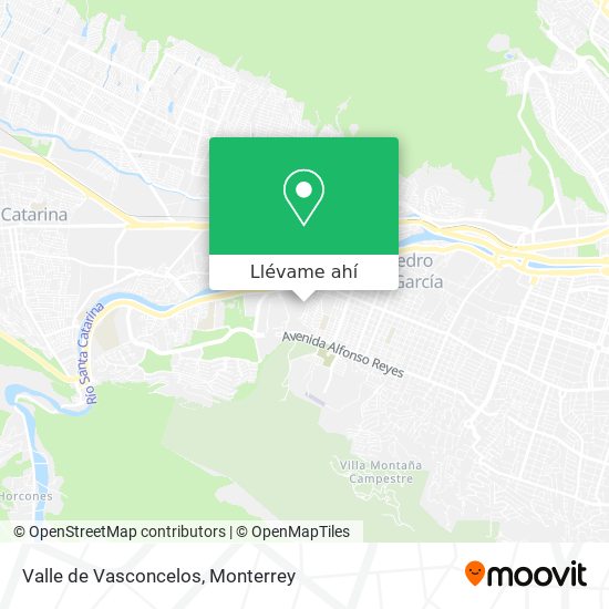 Mapa de Valle de Vasconcelos