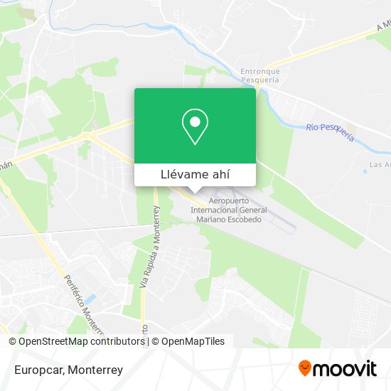 Mapa de Europcar