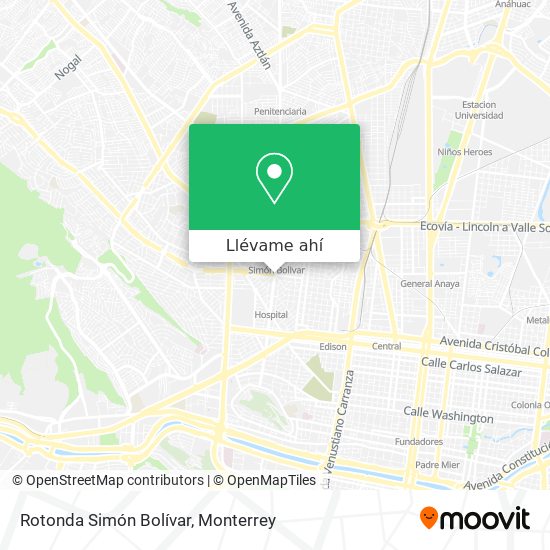 Cómo llegar a Rotonda Simón Bolívar en Monterrey en Autobús o Metrorrey?