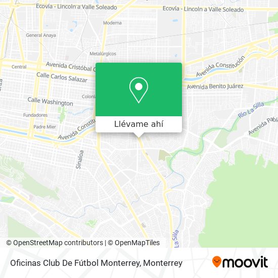 Cómo llegar a Oficinas Club De Fútbol Monterrey en Autobús o Metrorrey?