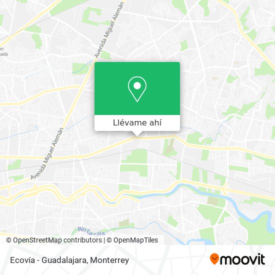 Mapa de Ecovía - Guadalajara