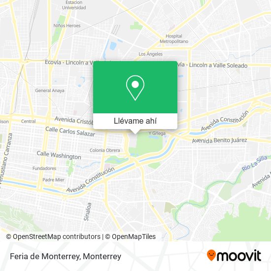 Mapa de Feria de Monterrey