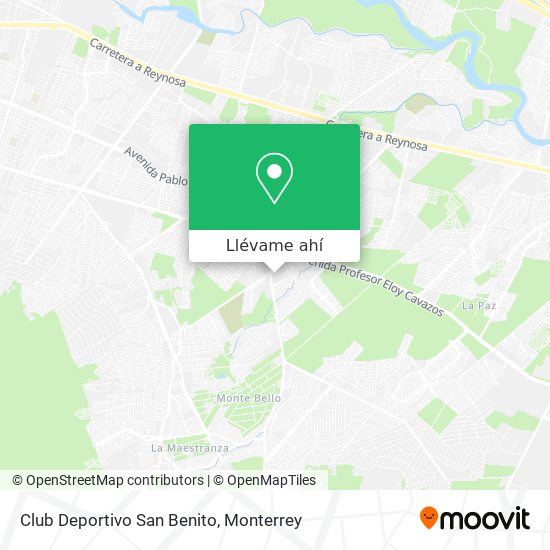 Cómo llegar a Club Deportivo San Benito en Juárez en Autobús?