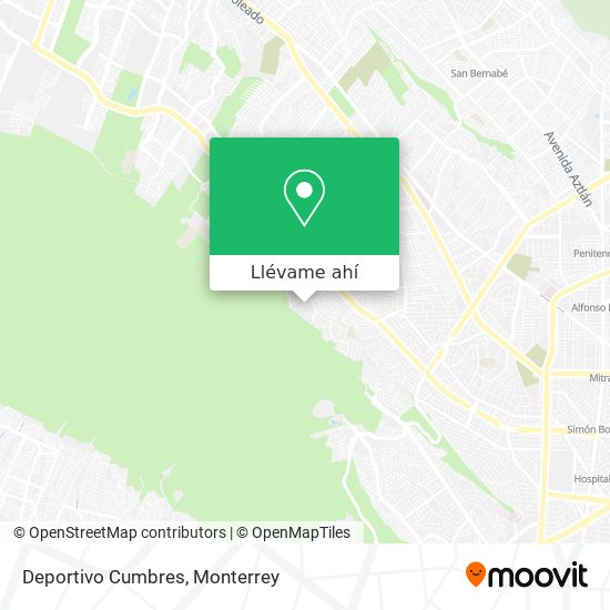 Cómo llegar a Deportivo Cumbres en Monterrey en Autobús?