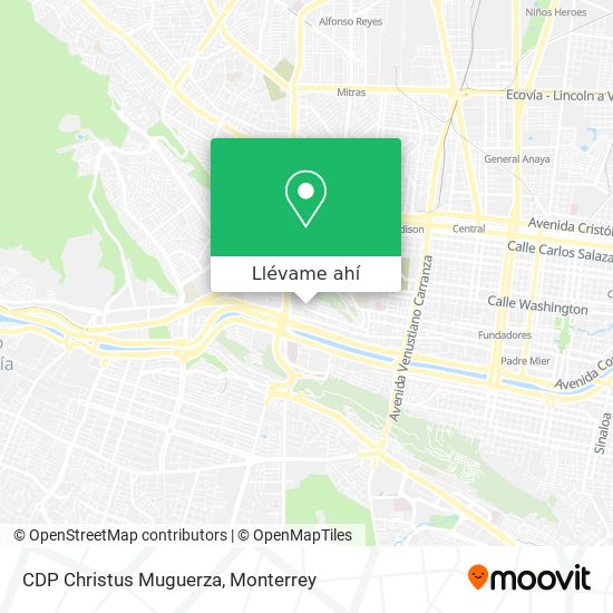 Mapa de CDP Christus Muguerza