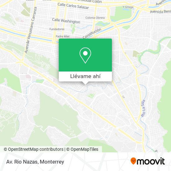 Cómo llegar a Av. Rio Nazas en Monterrey en Autobús o Metrorrey?