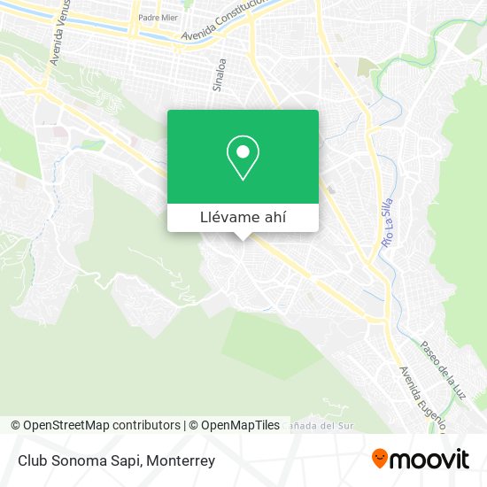 Mapa de Club Sonoma Sapi