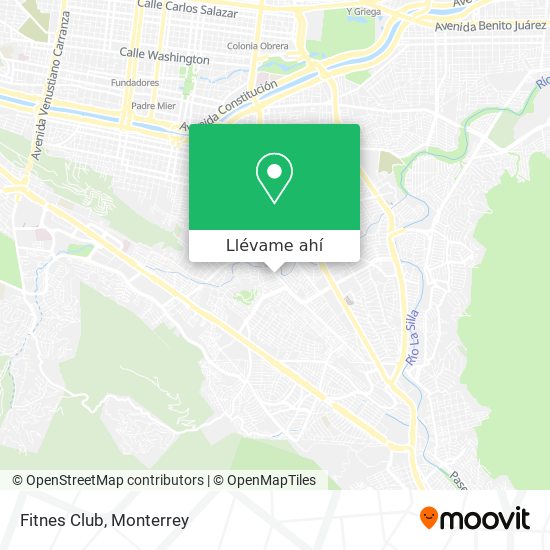 Mapa de Fitnes Club