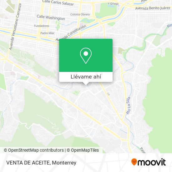 Mapa de VENTA DE ACEITE