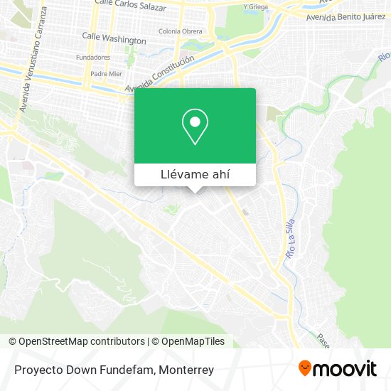 Mapa de Proyecto Down Fundefam