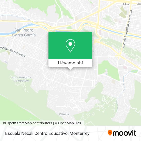 Mapa de Escuela Necali Centro Educativo