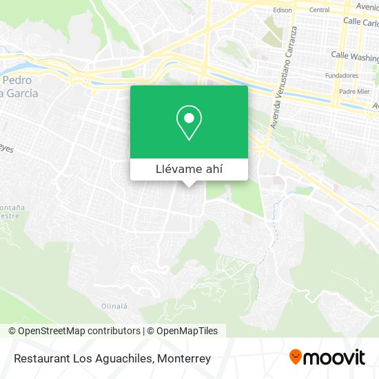 Mapa de Restaurant Los Aguachiles