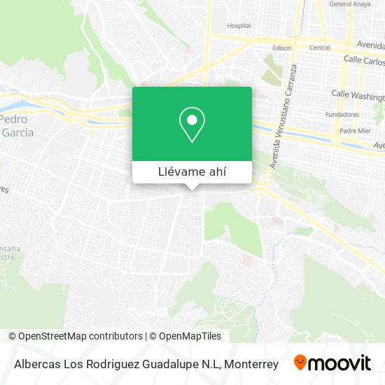 Cómo llegar a Albercas Los Rodriguez Guadalupe  en Monterrey en Autobús?