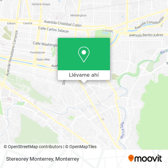 Mapa de Stereorey Monterrey