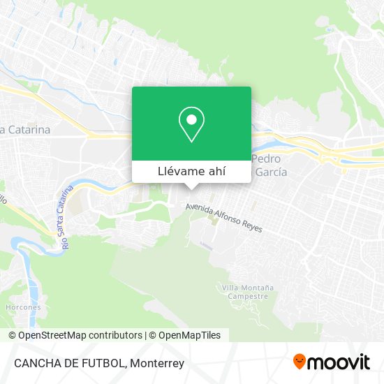 Mapa de CANCHA DE FUTBOL