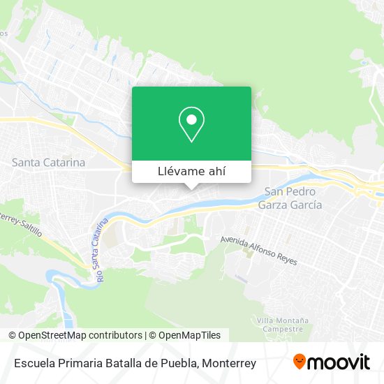 Mapa de Escuela Primaria Batalla de Puebla