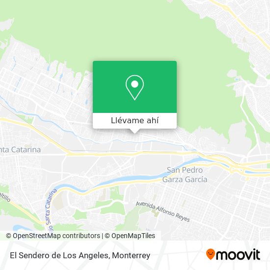 Mapa de El Sendero de Los Angeles