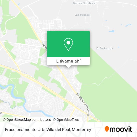 Mapa de Fraccionamiento Urbi Villa del Real