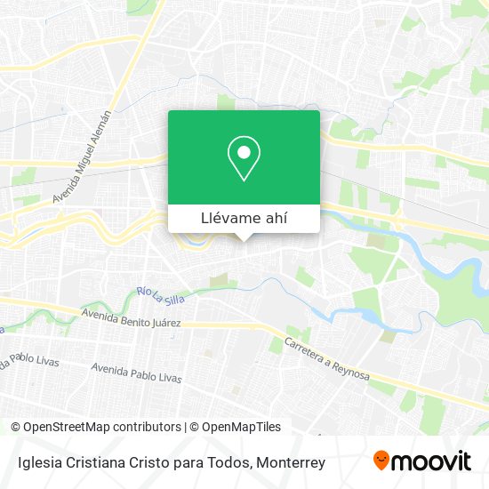 Mapa de Iglesia Cristiana Cristo para Todos