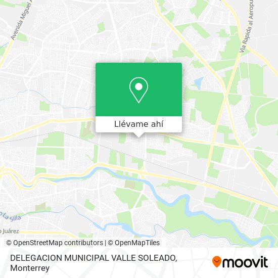 Mapa de DELEGACION MUNICIPAL VALLE SOLEADO