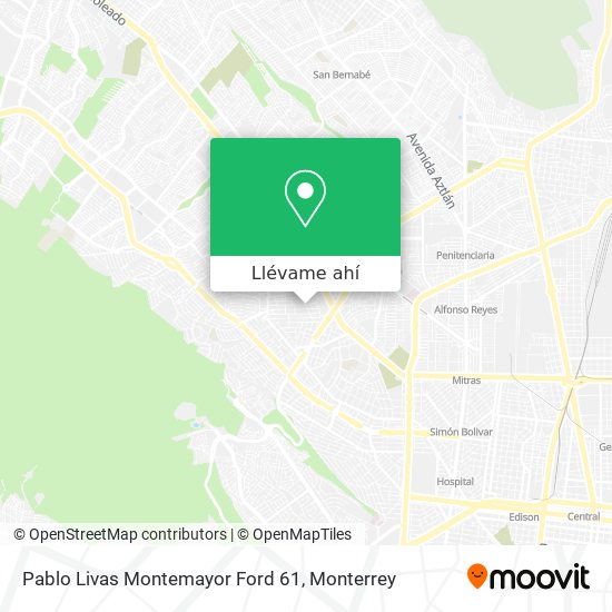 Cómo llegar a Pablo Livas Montemayor Ford   en Monterrey en Autobús o Metrorrey?