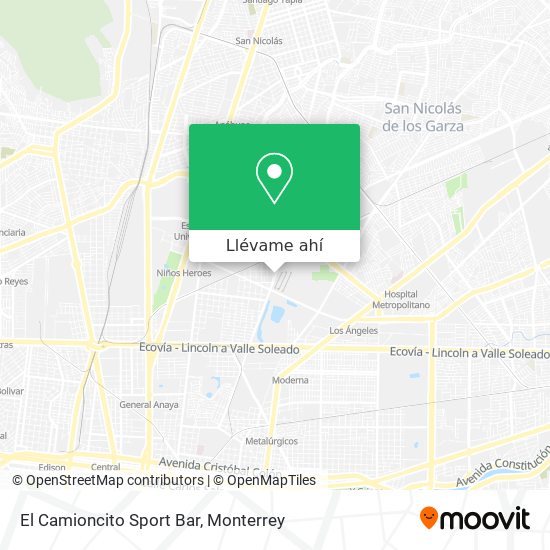 Mapa de El Camioncito Sport Bar