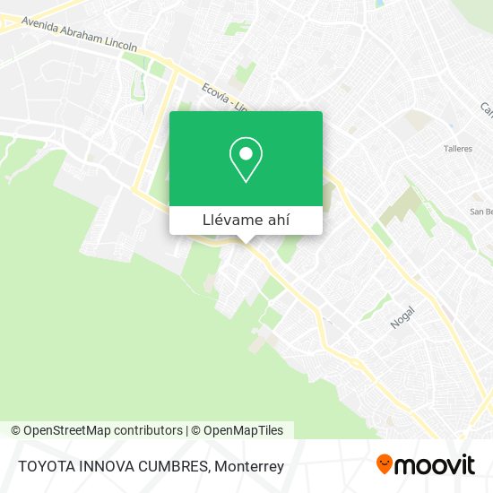 Cómo llegar a TOYOTA INNOVA CUMBRES en Monterrey en Autobús?